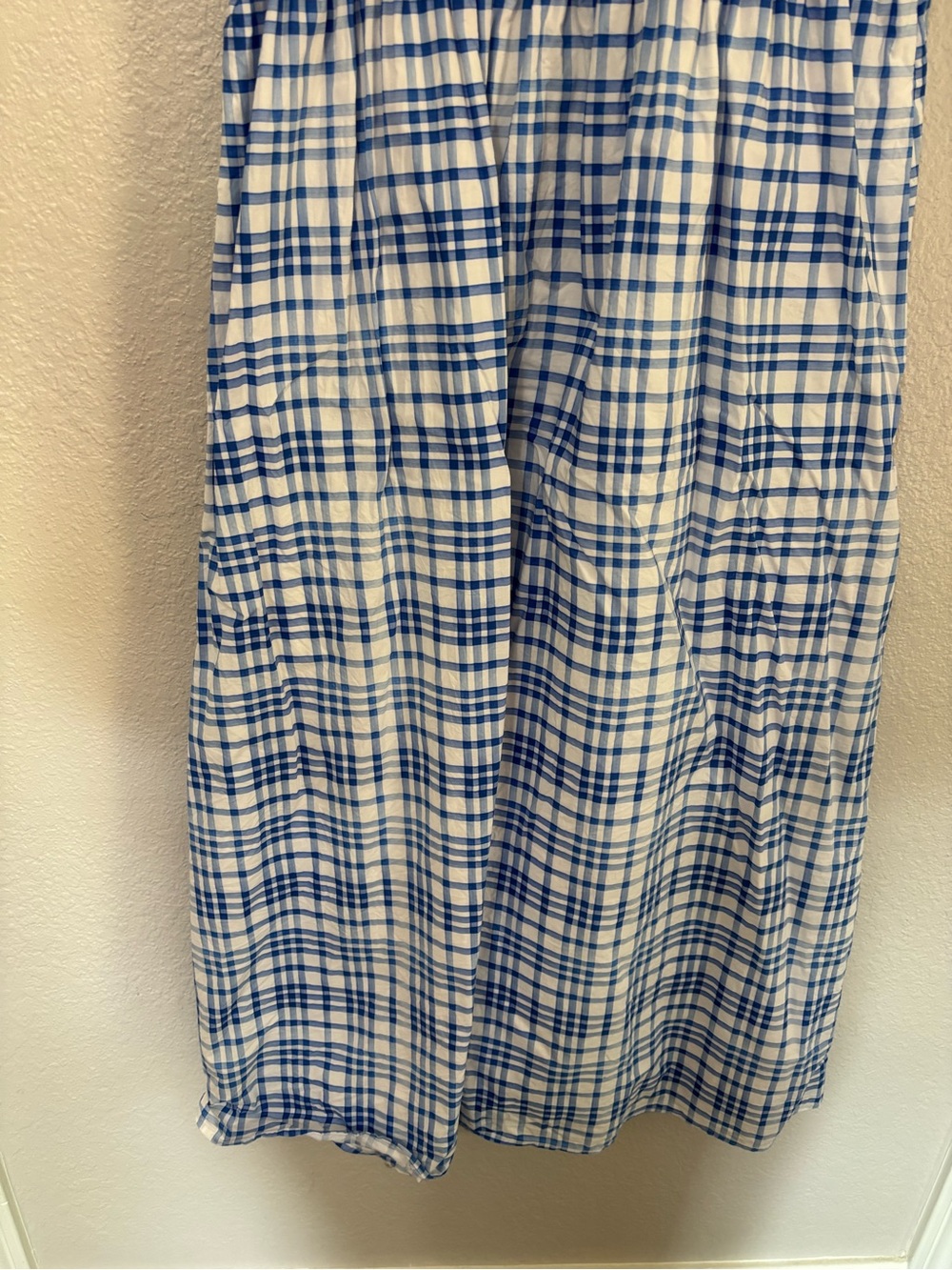 Hill House Plus Size The Azalea Maxi Nap Dress in Blue Watercolor Gingham - Picture 10 of 11